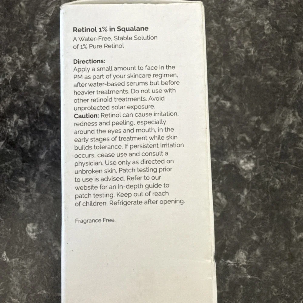 The Ordinary Retinoids Retinol 1% in Squalane 30 mL (1 fl oz) Fragrance Free
